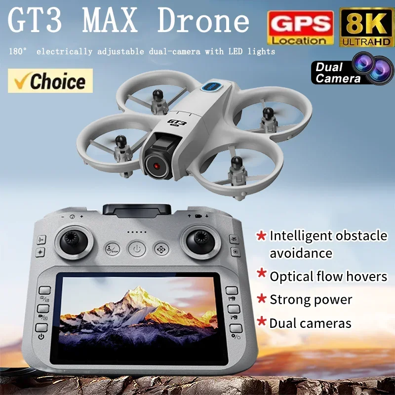 2026 NEW GT3 Mini With LED Fol - Drone Kit Tricopter ulasan dan harga