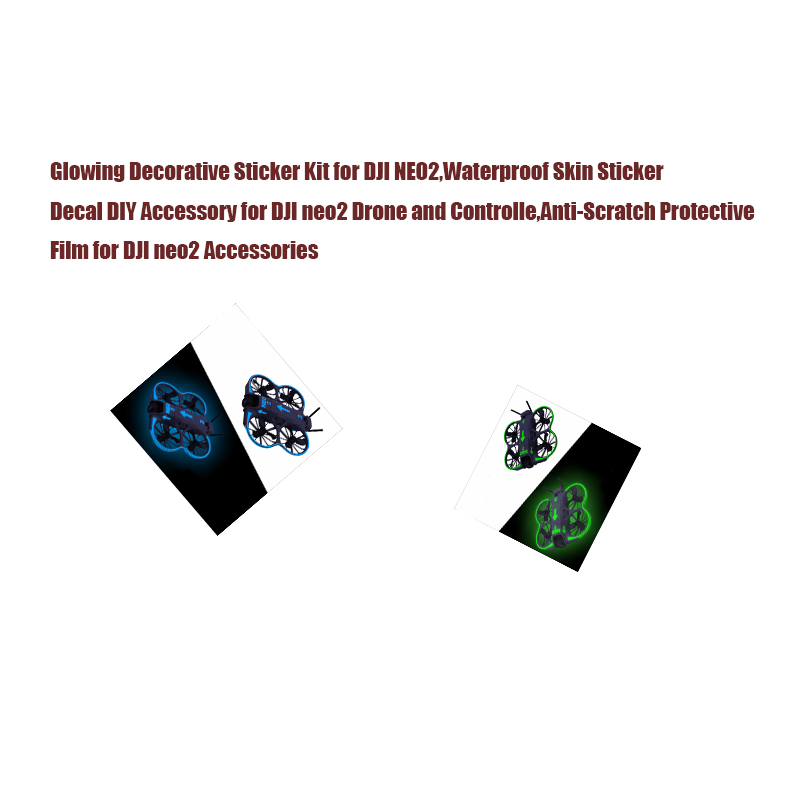 Glowing Decorative Sticker Kit - Drone Kit Waterproof ulasan dan harga